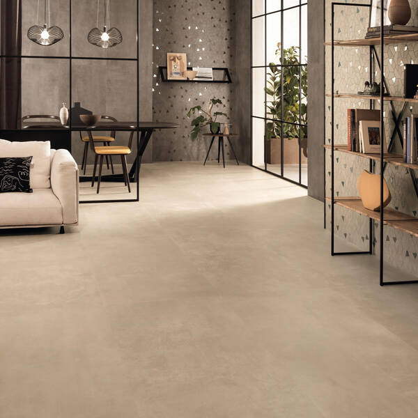 Керамограніт Cersanit Concrete Flower Cream 29,7x59,8 см, фото 2