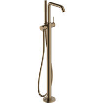 Змішувач для ванни Hansgrohe Tecturis S 73440140 підлоговий, бронза, фото №1