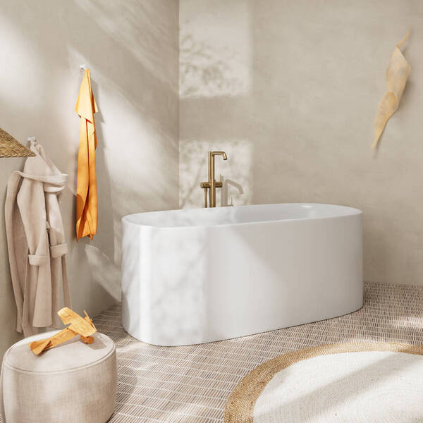 Змішувач для ванни Hansgrohe Tecturis S 73440140 підлоговий
