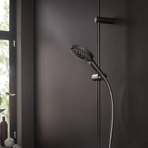 Ручний душ Hansgrohe Raindance Select S 120 3jet P 26014340 хром чорний матовий, фото №3