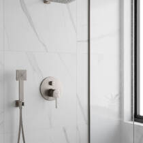 Змішувач прихованого монтажу для душу Grohe Plus 24093AL3 графіт темний матовий