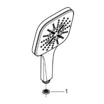 Ручной душ Grohe Rainshower SmartActive Cube 26582AL0 ??3 режима струи, графит, фото №6