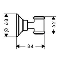 Держатель ручного душа Axor Montreux 16325140 настенный, бронза матовый, фото №2