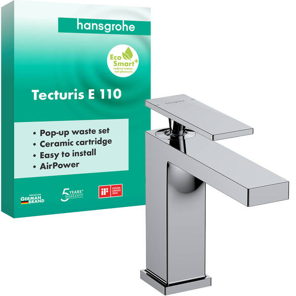 Змішувач для раковини Hansgrohe Tecturis E 73010000, фото 2