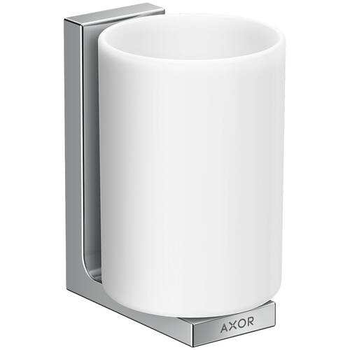 Склянка Axor Universal Rectangular 42604000 з тримачем, хром, фото 1