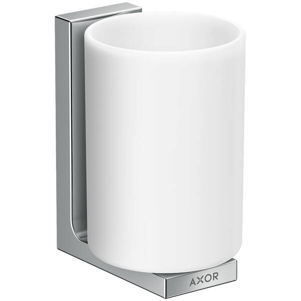Склянка Axor Universal Rectangular 42604000 з тримачем, хром, фото 1