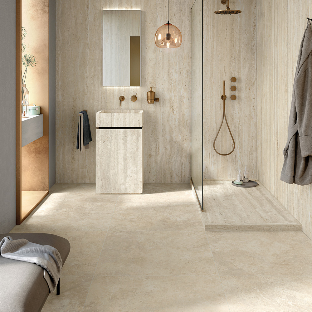 Travertino Light Cross EY 13 NAT SQ (1 сорт)