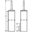 Щітка для унітазу Axor Universal Rectangular 42655000 хром, фото 2
