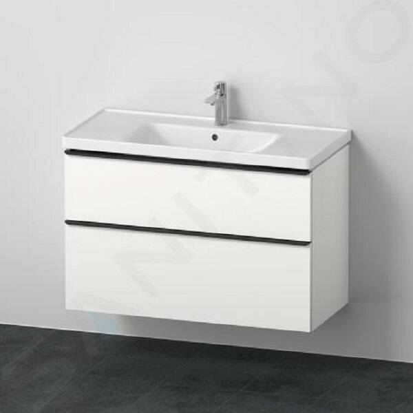 Тумба з раковиною Duravit D-Neo DE012201818 100 см, білий матовий, фото 2