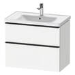 Тумба з раковиною Duravit D-Neo DE012101818 80 см, білий матовий, фото 1