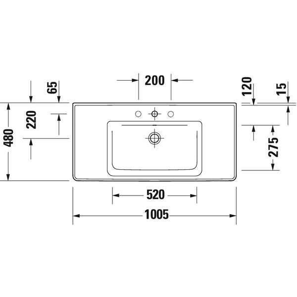 Тумба с раковиной и сифоном Duravit Ketho.2 K25284043430000, 2367100000, 0050760000 100 см, цвет матовый базальт, фото 2