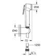 Гігієнічний душ Grohe Tempesta-F 27513GN1 брашоване золото, фото 2
