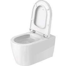 Унітаз підвісний Duravit ME by Starck 45290900A1 із сидінням Soft Close, білий глянець, фото №6