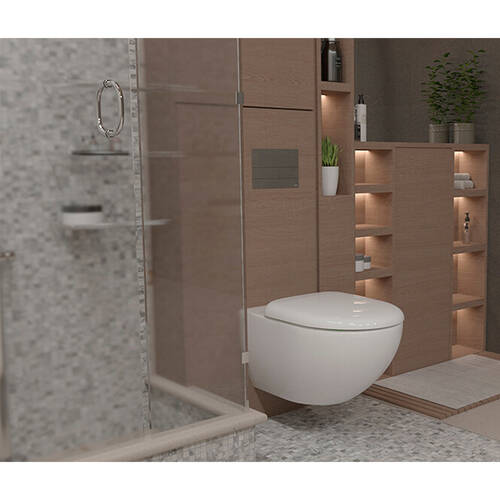 Унитаз подвесной Duravit Architec 45720900А1 без ободка с крышкой Soft Close, фото 4