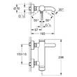 Смеситель для ванны Grohe Essence 33624GL1, фото 2