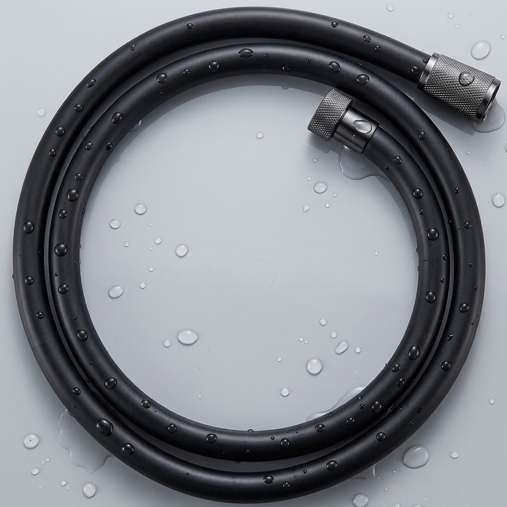 28362KF1 Silverflex Душовий шланг-1,25 м, чорний (1 сорт)