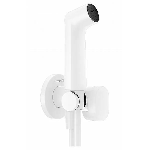 Гігієнічний душ Hansgrohe Bidette S EcoSmart 1jet 29230700 білий матовий, фото 1