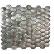 Мозаїка Mozaico de lux V-MOS VTH-602 Silver Metal 26х30 см, фото 1