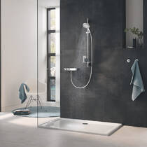 Ручной душ Grohe Rainshower SmartActive 26574DC0 3 режима струи, суперсталь, фото №4