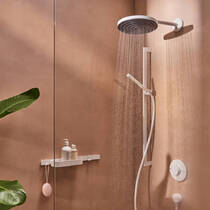 Душовий набір Hansgrohe Pulsify S EcoSmart+ 24373700 білий матовий, фото №7