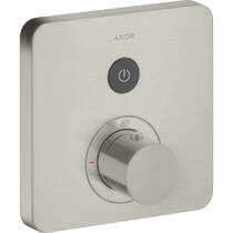 Змішувач прихованого монтажу для душу Axor ShowerSelect 36705800 з термостатом, оптична нержавіюча сталь, фото №1