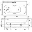 Ванна сталева Bette BetteForm 2950-000Plus 180x80 см із шумоізоляцією BetteAntinoise, фото 4