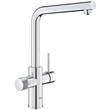 Змішувач для кухні Grohe Blue Pure Minta 30588000 з фільтром, хром, фото 1