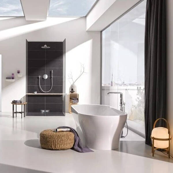 Змішувач для ванни Grohe Essence 25248001 підлоговий, хром, фото 3