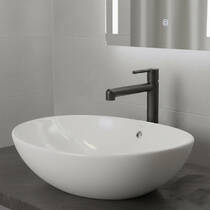 Смеситель для раковины Devit Do It 5050020В высокий, цвет brushed gun metal, фото №1