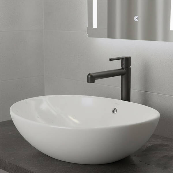 Смеситель для раковины Devit Do It 5050020В высокий, цвет brushed gun metal, фото 1
