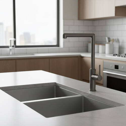 Змішувач для кухні Devit Do It 5050050В колір brushed gun metal, фото 1