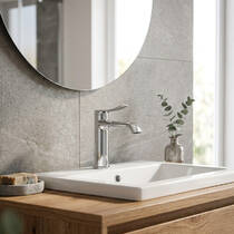 Змішувач для раковини Devit Universal 5030010, хром, фото №1