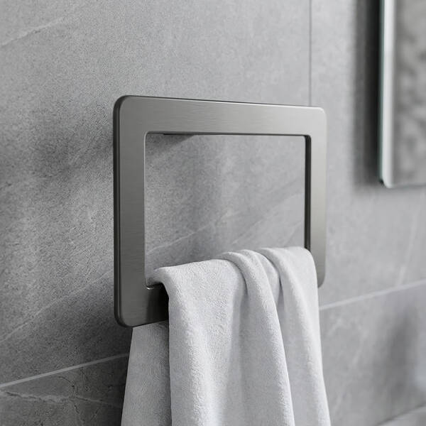 Тримач-кільце для рушників Devit Do It 4030130 brushed gun metal, фото 1