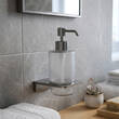 Дозатор для жидкого мыла Devit Do It 4030150 цвет brushed gun metal, фото 1
