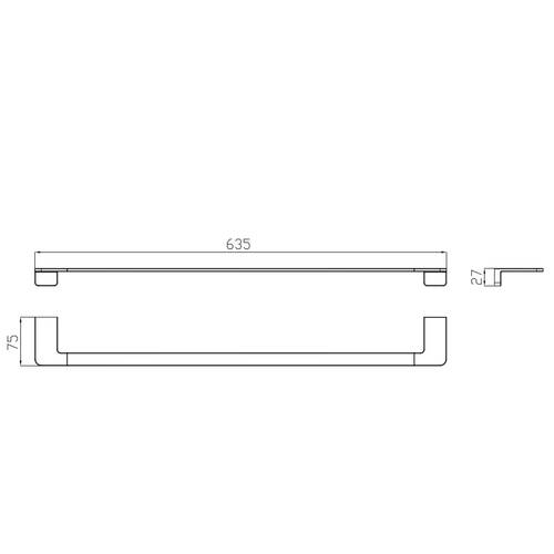 Тримач для рушників Devit Do It 4030160 колір brushed gun metal, фото 3