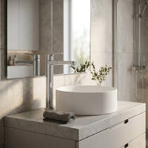 Смеситель для раковины Primera Frame 11260010 высокий, хром, фото №1