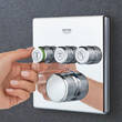 Душова система прихованого монтажу Grohe Grohtherm SmartControl UA26415SC2 з термостатом та виливом, фото 4
