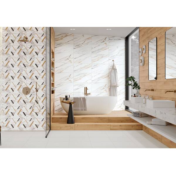 Плитка Opoczno Luna Gold Glossy 29,7x60 см, фото 2