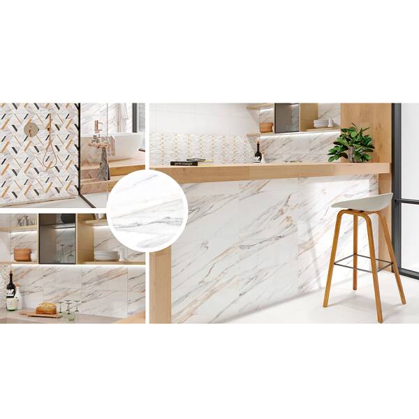 Плитка Opoczno Luna Gold Glossy 29,7x60 см, фото 3