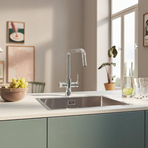 Змішувач для кухні Grohe Blue Pure Eurosmart 30583000 з можливістю підключення до фільтру, фото 3