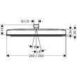 Верхній душ Hansgrohe Pulsify E 260 1jet 24330000 хром, фото 2