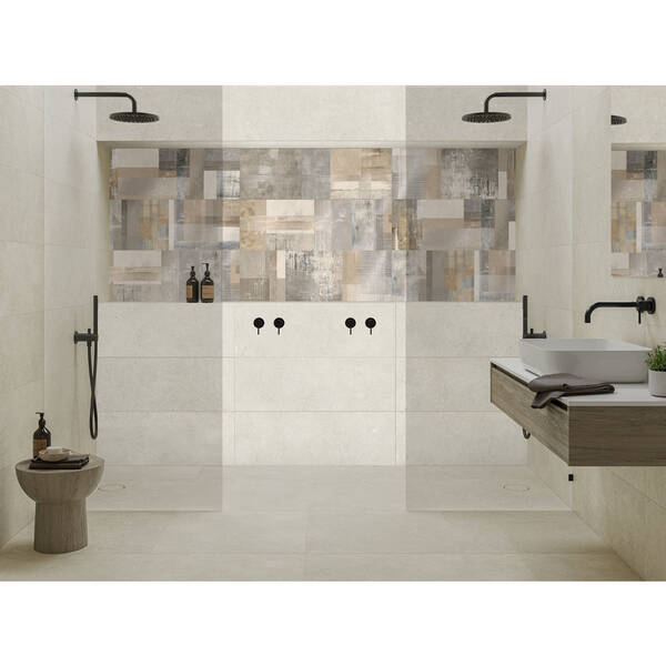 Плитка Azteca Shellstone R90 White 30х90 см, фото 2