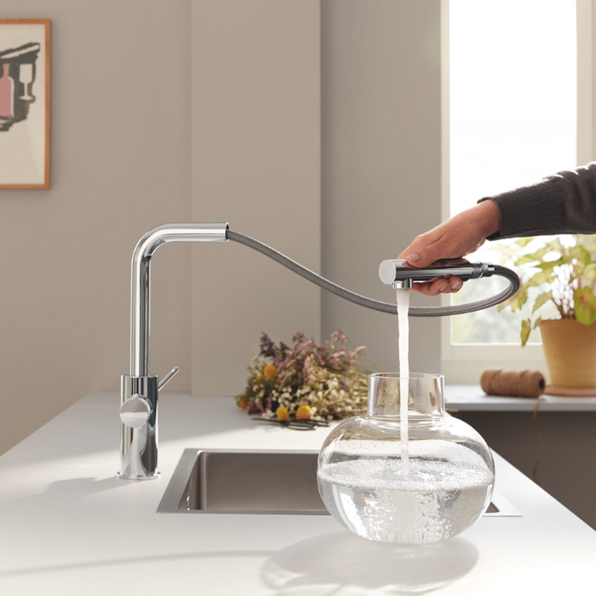 30590000 GROHE Blue Pure Minta Змішувач для кухні для подачі технічної і фільтрованої води, хром (1 сорт)