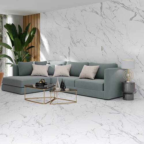 Керамограніт Cersanit Atlantis White Satin Rect 59,8х119,8 см