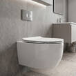 Унітаз підвісний Devit Art 3.0 3030140 безобідковий з кришкою soft-close, Vortex Flush, білий глянець, фото 1