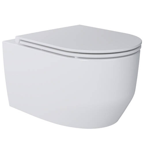Унітаз підвісний Devit Art 3.0 3030140 безобідковий з кришкою soft-close, Vortex Flush, білий глянець, фото 2