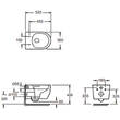 Унітаз підвісний Devit Art 3.0 3030140B безобідковий з кришкою soft-close, Vortex Flush, чорний мат, фото 2