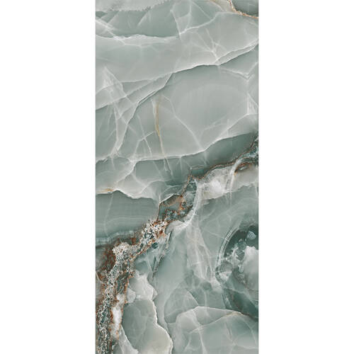 Керамограніт Baldocer Onyx Turquoise Pulido 120x260 см, фото 3