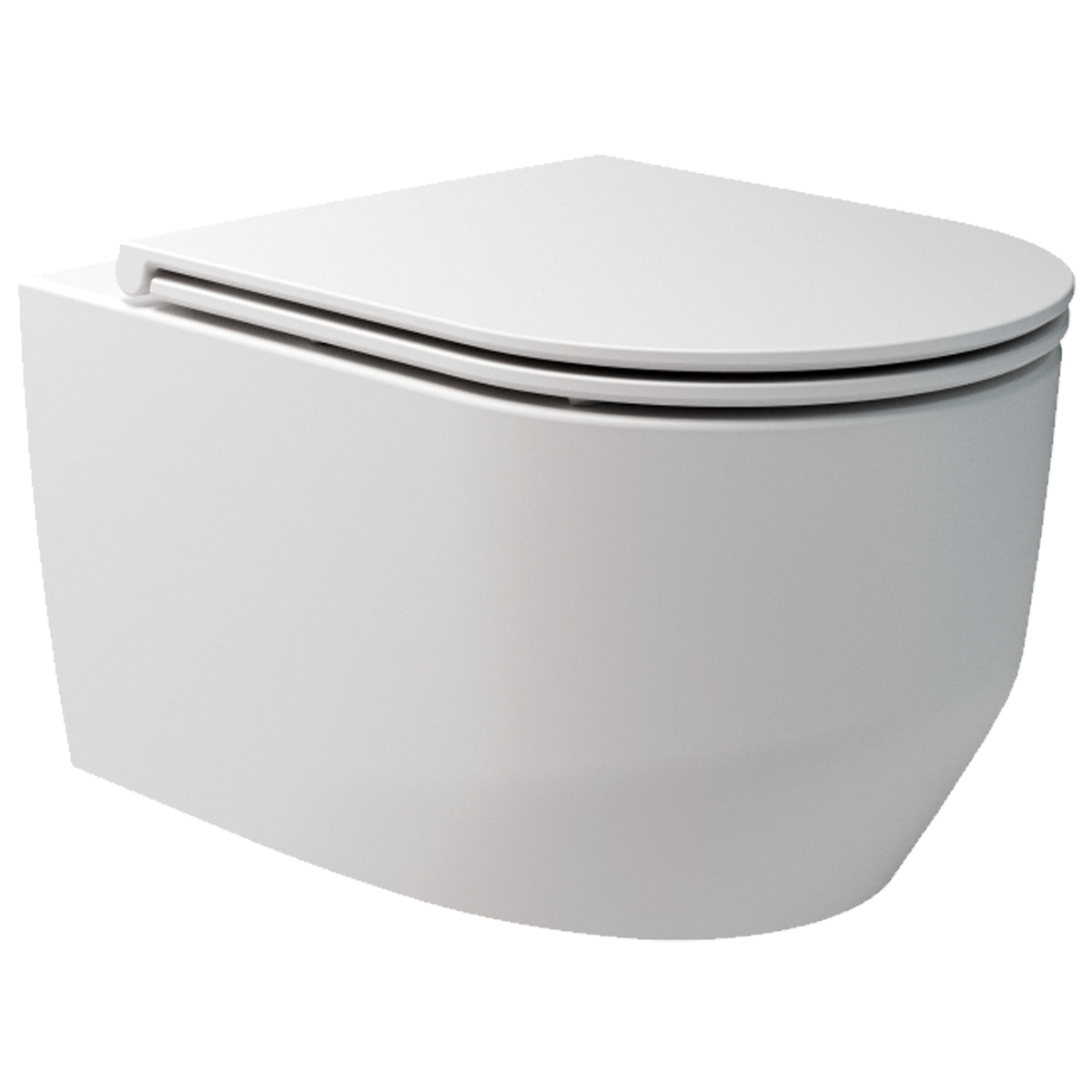 3030140W ART 3.0 Унітаз підвісний безобідковий з кришкою soft-close, Vortex Flush, білий матовий (1 сорт)
