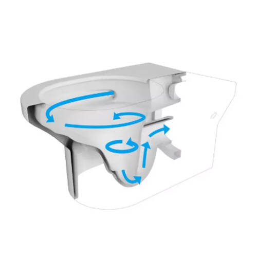 Унітаз підвісний Devit Art 3.0 3030140W безобідковий з кришкою soft-close, Vortex Flush, білий матовий, фото 4